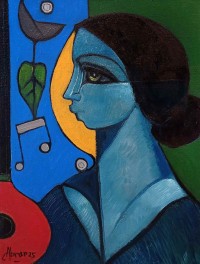 Abrar Ahmed, 12 x 16 Inch, Oil on Canvas, Figurative Painting, AC-AA-592